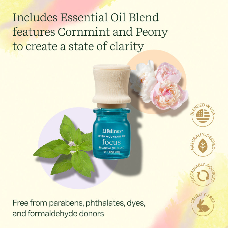 Lifelines Shower Diffuser Plus Essential Oil Blend & Reviews Wayfair